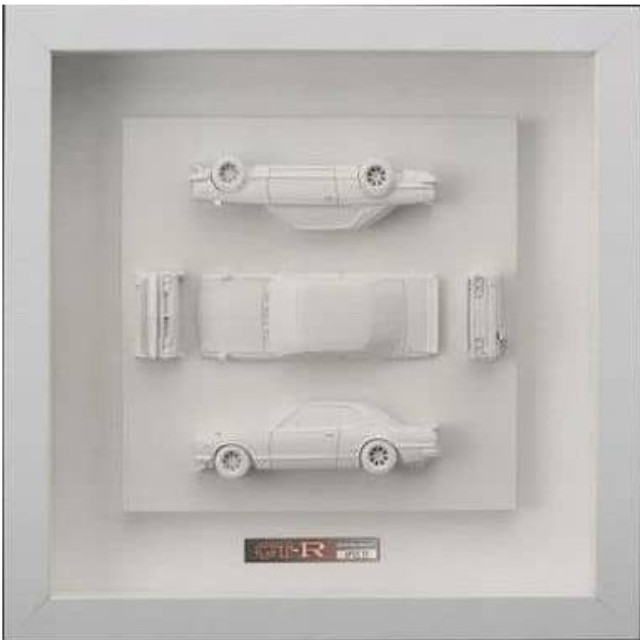[MDL] Frame Art White Nissan Skyline 2000 GT-R KPGC10 (ホワイト) 完成品 ミニカー(IG0901) ignition model(イグニッションモデル)
