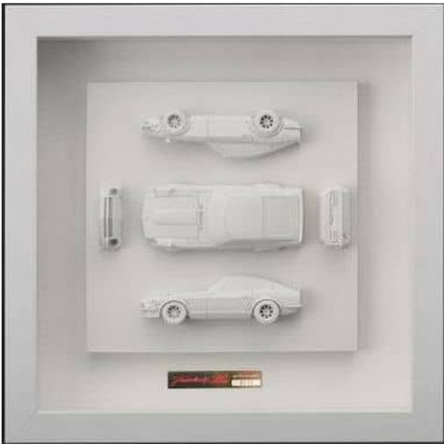 [MDL] Frame Art Black Nissan Fairlady Z S30 (ホワイト) 完成品 ミニカー(IG0903) ignition model(イグニッションモデル)
