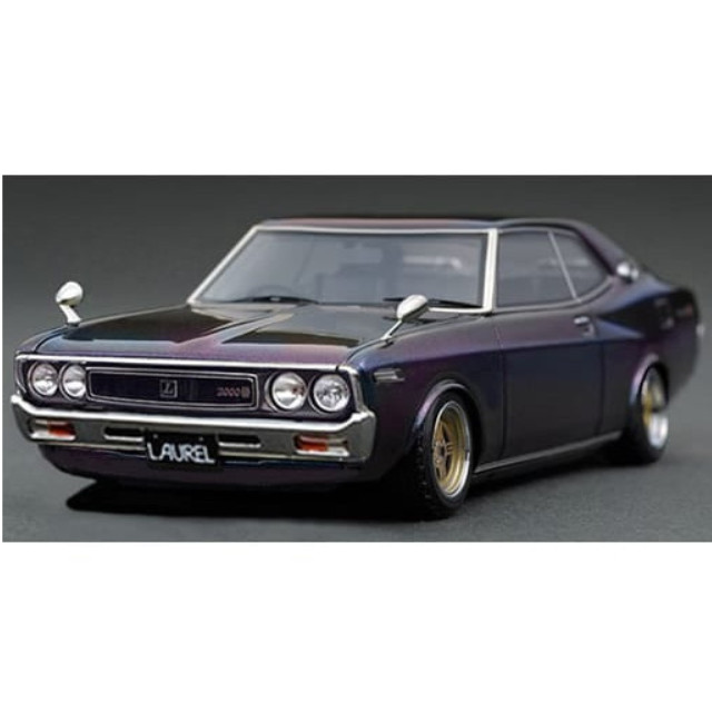 [MDL] 1/43 Nissan Laurel 2000SGX C130(メタリックパープル×グリーン) 完成品 ミニカー(IG1909) ignition model(イグニッションモデル)