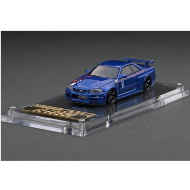 [MDL] 1/64 Nismo R34 GT-R R-tune(ベイサイドブルー) 完成品 ミニカー(IG2574) ignition model(イグニッションモデル)