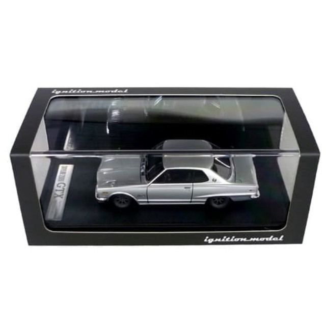 [MDL] 1/43 Nissan Skyline 2000 GT-X KGC10 Watanabe-Wheel(シルバー) 完成品 ミニカー(IG0376) ignition model(イグニッションモデル)