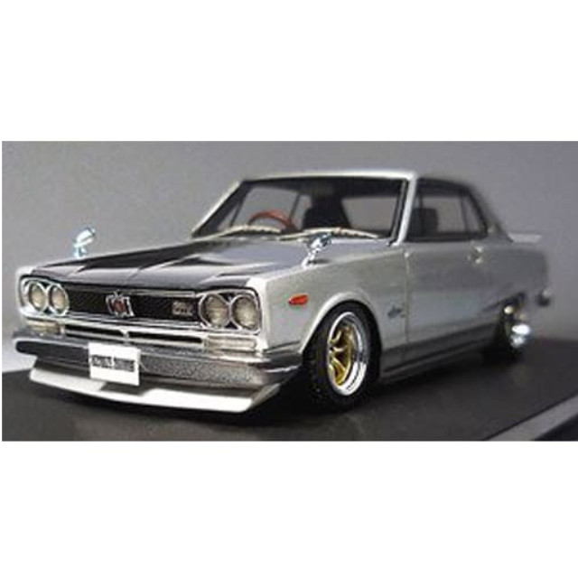 [MDL] 1/43 Nissan Skyline 2000 GT-X KGC10(シルバー) 完成品 ミニカー(IG0132) ignition model(イグニッションモデル)