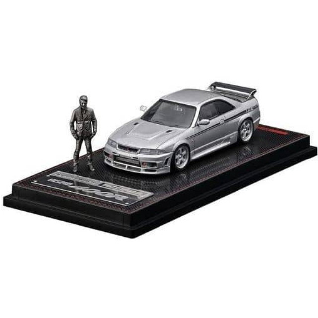 [MDL] 1/64 Nismo R33 GT-R 400R Silver With Mr.Matsuda メタルフィギュア付 完成品 ミニカー(IG2501) ignition model(イグニッションモデル)