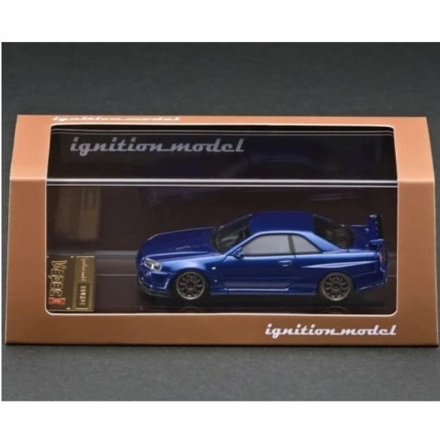 [MDL] 1/64 Nissan Skyline GT-R V-spec II R34(ベイサイドブルー) 完成品 ミニカー(IG2939) ignition model(イグニッションモデル)
