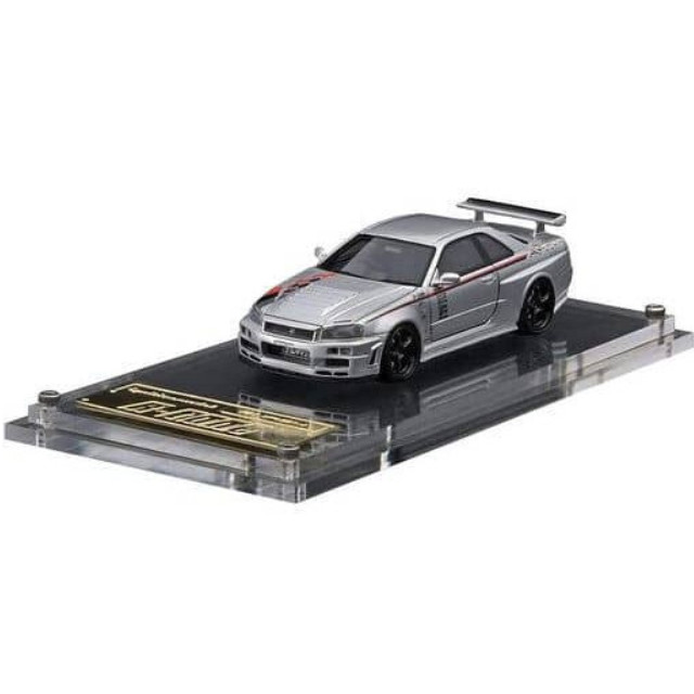 [MDL] 1/64 Nismo R34 GT-R R-tune(シルバー) 完成品 ミニカー(IG2576) ignition model(イグニッションモデル)