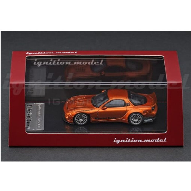 [MDL] 1/64 Rocket Bunny RX-7 FD3S(オレンジメタリック) 完成品 ミニカー(IG1650) ignition model(イグニッションモデル)