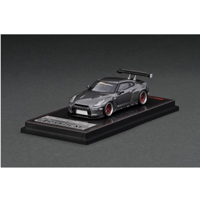 [MDL] 1/64 PANDEM R35 GT-R(ガンメタリック) 完成品 ミニカー(IG2796) ignition model(イグニッションモデル)