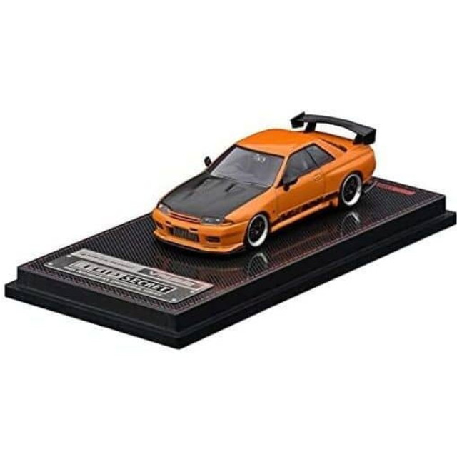 [MDL] 1/64 TOP SECRET GT-R VR32(イエローオレンジメタリック) 完成品 ミニカー(IG2397) ignition model(イグニッションモデル)