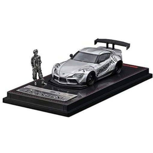 [MDL] 1/64 PANDEM Supra A90(シルバー) With Mr.Miura メタルフィギュア付属 完成品 ミニカー(IG2338) ignition model(イグニッションモデル)
