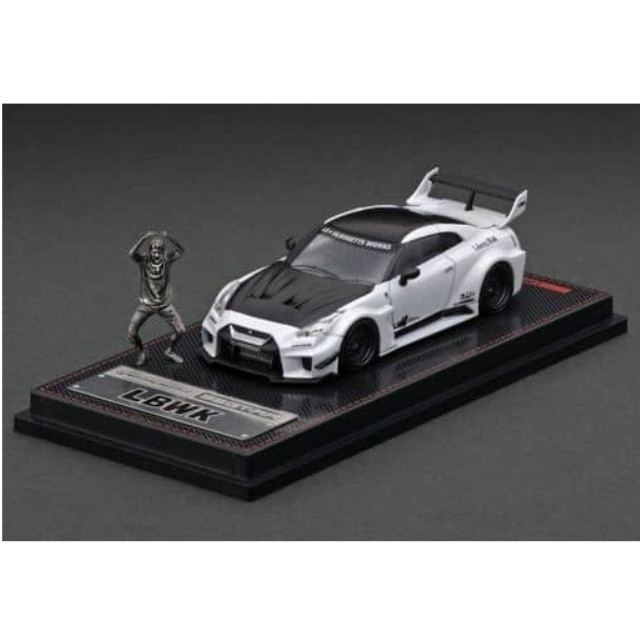 [MDL] 1/64 LB-Silhouette WORKS GT Nissan 35GT-RR(パールホワイト) With Mr.Kato メタルフィギュア付 完成品 ミニカー(IG2388) ignition model(イグニッションモデル)