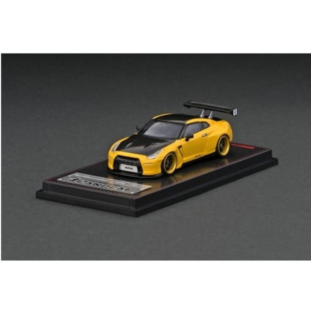 [MDL] 1/64 PANDEM R35 GT-R(イエローメタリック) 完成品 ミニカー(IG2797) ignition model(イグニッションモデル)