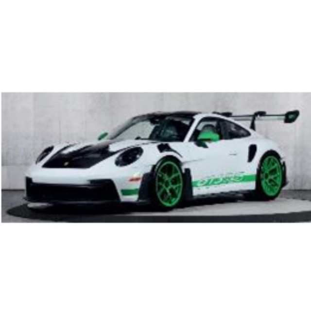 [MDL] 1/12 ポルシェ 911 GT3 RS ホワイト/パイソングリーン Tribute to Carrera RS 2022 完成品 ミニカー(127535) NOREV(ノレブ)