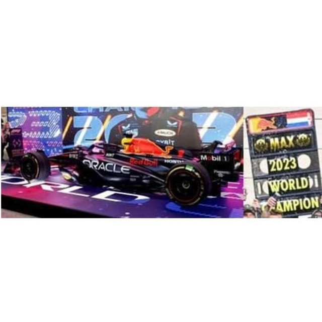 [MDL] 1/18 Oracle Red Bull Racing RB19 Oracle Red Bull Racing Winner Qatar GP 2023 Formula One Drivers’s Champion Max Verstappen #1 ミニカー(18S909) SPARK