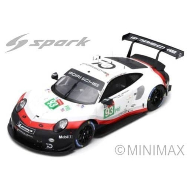 [MDL] 1/12 Porsche 911 RSR Porsche GT Team 24H Le Mans 2018 P.Pilet - N.Tandy - E.Bamber #93 完成品 ミニカー(12S013) SPARK(スパーク)