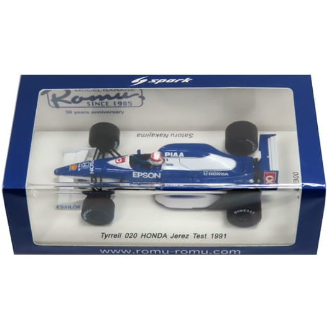 [MDL] 1/43 Tyrrell020 HONDA Jerez Test 1991 EPSON(ブルー×ホワイト) ロム別注 完成品 ミニカー(ROMU003) SPARK(スパーク)