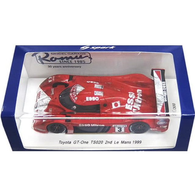 [MDL] 1/43 Toyota GT-One TS020 2nd Le Mans 1999 ESSO #3(レッド) 完成品 ミニカー(ROMU004) SPARK(スパーク)
