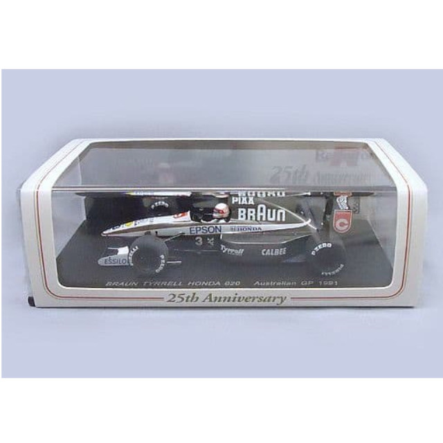 [MDL] 1/43 BRAUN TYRRELL HONDA 020 Australian GP 1991 CALBEE #3(グレー×ホワイト) Racing on 25周年特注モデル 完成品 ミニカー(FS02) SPARK(スパーク)