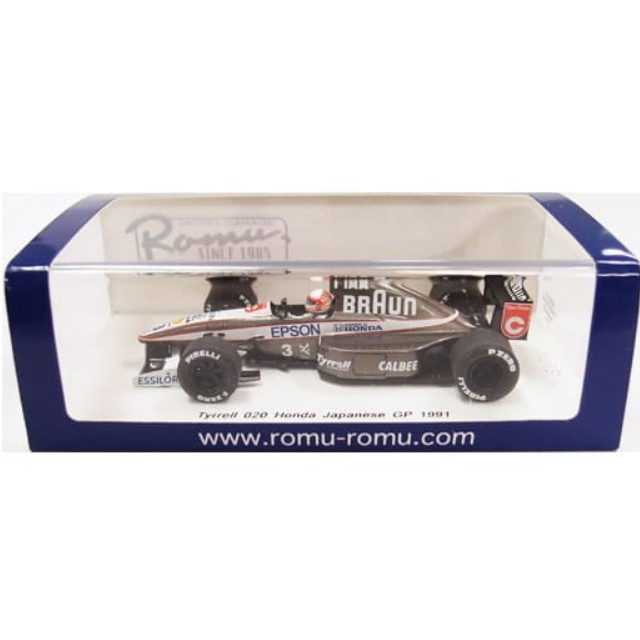 [MDL] 1/43 Tyrrell 020 Honda Japanese GP 1991 EPSON #3(ブロンズ×ホワイト) 完成品 ミニカー(ROMU015) SPARK(スパーク)