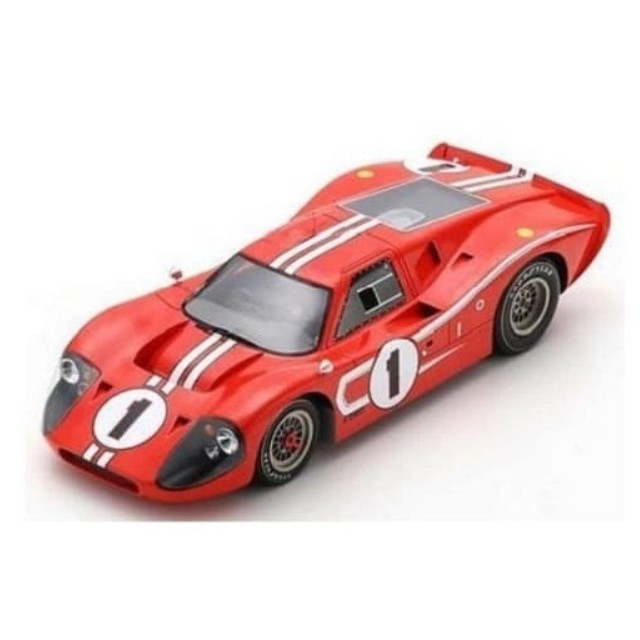[MDL] 1/18 Ford Mk IV Winner 24H Le Mans 1967 D. Gurney - A. J. Foyt #1 完成品 ミニカー(18LM67) SPARK(スパーク)