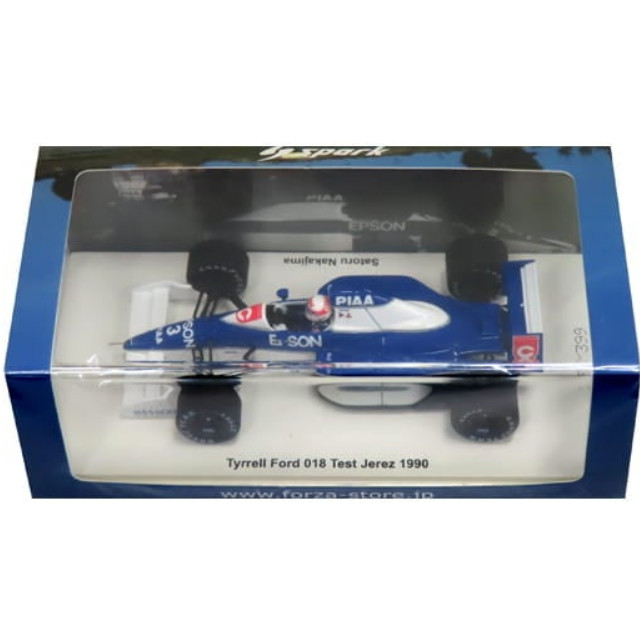 [MDL] 1/43 Tyrrell Ford 018 Test Jerez 1990 EPSON #3(ブルー×ホワイト) Forza別注 完成品 ミニカー(TR007) SPARK(スパーク)