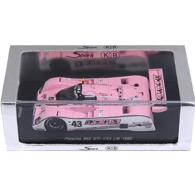 [MDL] 1/43 Porsche 962 GTI LM 1990 伊太利屋 #43(ピンク×ホワイト) 完成品 ミニカー(KBS044) SPARK(スパーク)