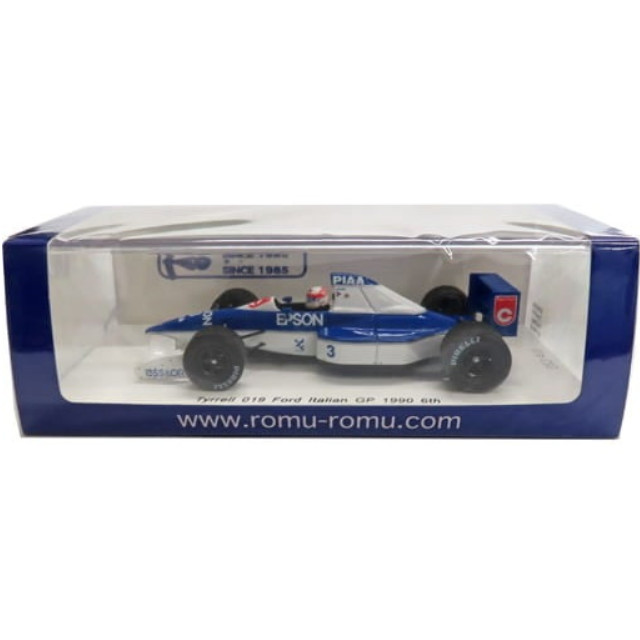 [MDL] 1/43 Tyrrell 019 Ford Italian GP 1990 6th EPSON #3(ホワイト×ブルー) 完成品 ミニカー(ROMU020) SPARK(スパーク)