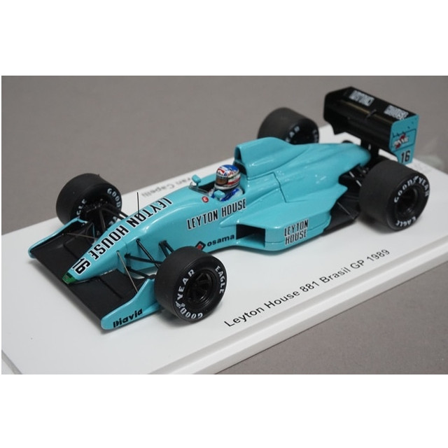 [MDL] 1/43 Leyton House 881 Brazil GP 1989 #16(ライトブルー) FORZA別注 完成品 ミニカー(TR012) SPARK(スパーク)