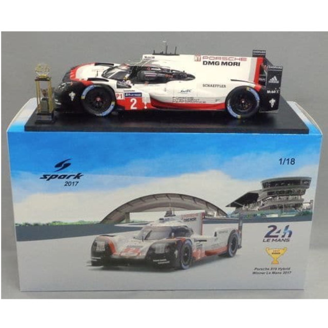 [MDL] 1/18 Porsche 919 Hybrid Winner Le Mans 2017 Porsche LMP Team T.Bernhard - E.Bamber - B.Hartley #2 完成品 ミニカー(18LM17) SPARK(スパーク)