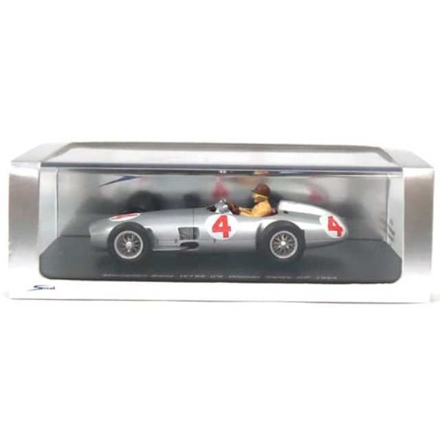 [MDL] 1/43 Mercedes-Benz W196 Winner Swiss GP 1954 #4(シルバー) 完成品 ミニカー(S1038) SPARK(スパーク)