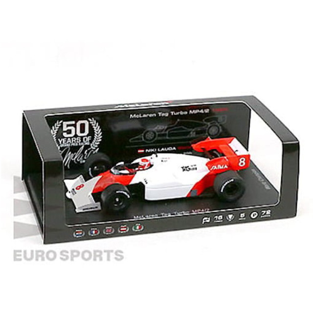 [MDL] 1/43 ES特注 1984 マクラーレン TAG ターボ MP4/2 [Mc-ES-1622-04] 完成品 ミニカー(Mc-ES-1622-04) SPARK(スパーク)