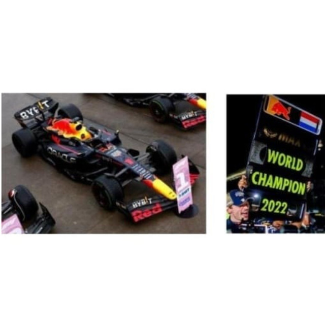 [MDL] 1/18 Oracle Red Bull Racing RB18 #1 Oracle Red Bull Racing Winner Japanese GP 2022 2022 Formula One Drivers' Champion Max Verstappen With #1 ミニカー SPARK