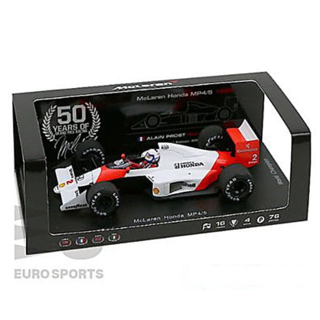 [MDL] 1/43 1988 マクラーレン ホンダ MP4/5 [Mc-ES-1622-08] 完成品 ミニカー(Mc-ES-1622-08) SPARK(スパーク)