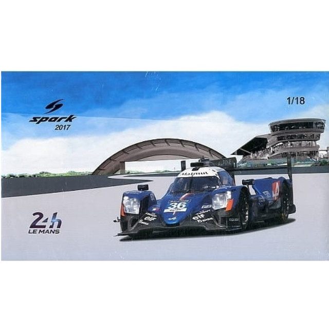 [MDL] 1/18 Alpine A470 - Gibson Le Mans 2017 Signatech Alpine Matmut R.Dumas - G.Menezes - M.Rao #36 完成品 ミニカー(18S325) SPARK(スパーク)