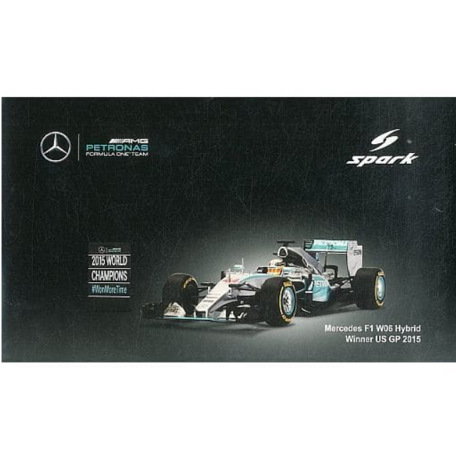 [MDL] 1/18 Mercedes W06 Winner US GP 2015 World champion 2015 - with Pit Borad Lewis Hamilton #44 完成品 ミニカー(18S179) SPARK(スパーク)