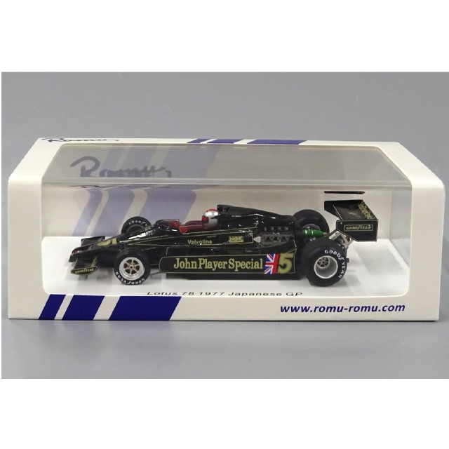 [MDL] 1/43 ロータス 78 日本GP 1977 M.アンドレッティ John Player Special #5(ブラック) ロム特注 完成品 ミニカー(ROMU056) SPARK(スパーク)