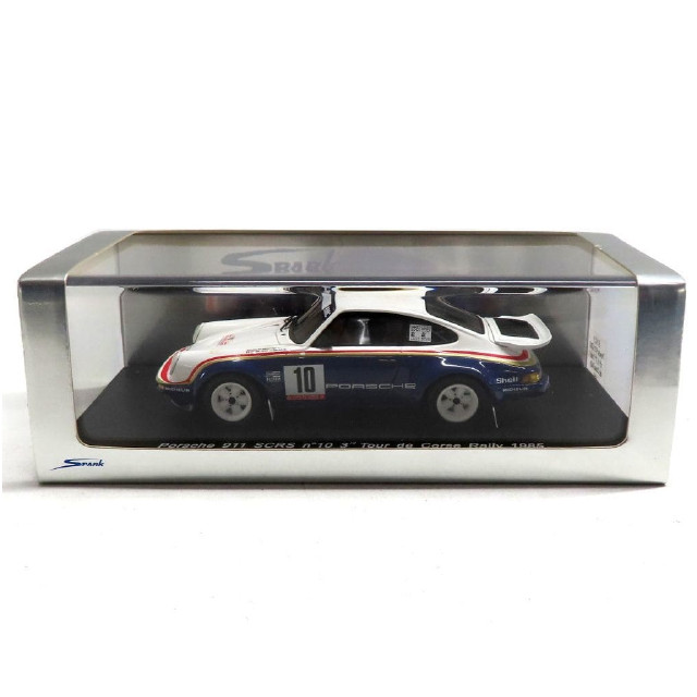 [MDL] 1/43 Porsche 911 SCRS 3rd Tour de Corce Rally 1985 Rothmans #10(ホワイト×ネイビー×レッド) 完成品 ミニカー(S1923) SPARK(スパーク)