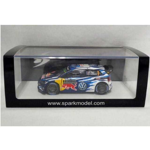 [MDL] 1/43 Volkswagen Polo R WRC Volkswagen Motorsport Winter Monte Carlo 2016 RedBull #1(ブルー×ホワイト) 完成品 ミニカー(S4960) SPARK(スパーク)