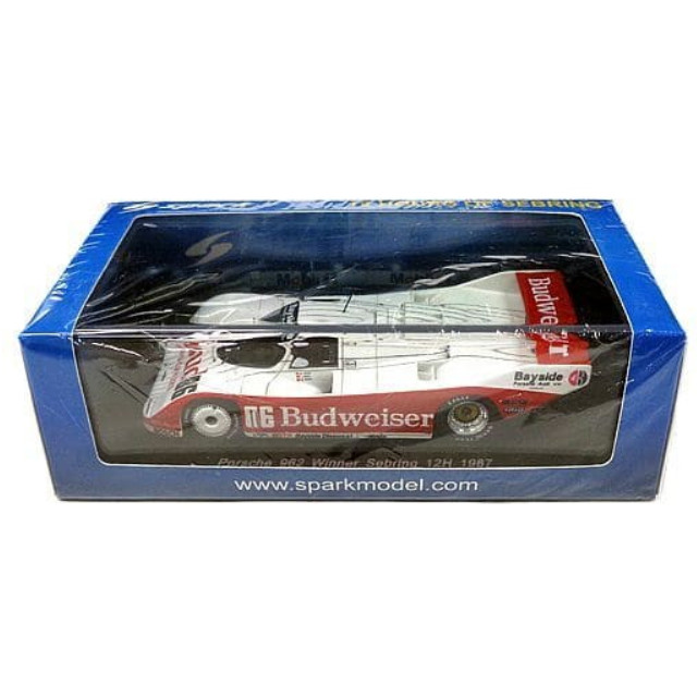 [MDL] 1/43 Porsche 962 Winner Sebring 12h 1987 J. Mass - B. Rahal #86 完成品 ミニカー(43SE87) SPARK(スパーク)