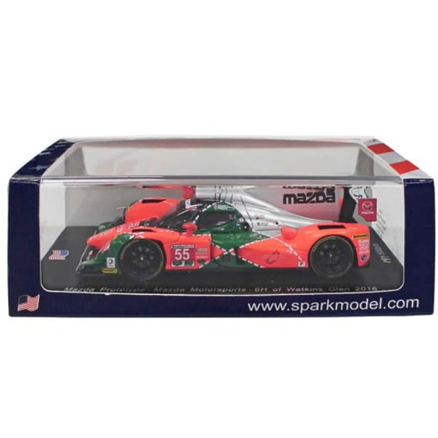 [MDL] 1/43 Mazda Prototype Watkins Glen 6H 2016 Mazda Motorsports J.Bomarito - T.Nunez - S.Pigot #55 完成品 ミニカー(US020) SPARK(スパーク)