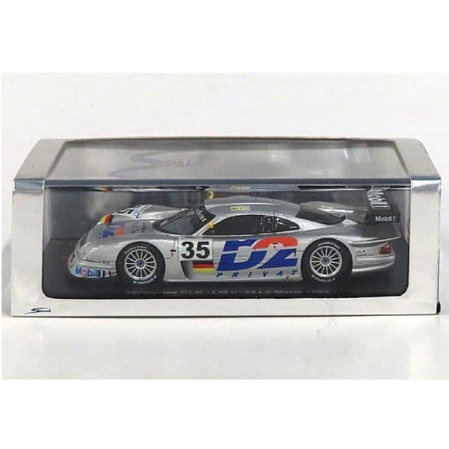 [MDL] 1/43 Mercedes CLK-LM Le Mans 1998 Mobil1 #35(シルバー×ブルー×オレンジ) 完成品 ミニカー(S0161) SPARK(スパーク)