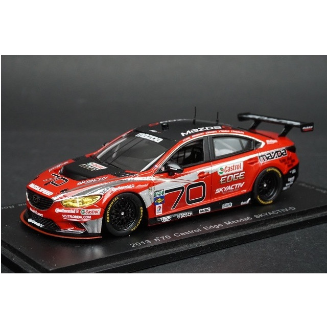 [MDL] 1/43 アテンザ セダン 2013 Mazda6 SKYACTIV-D Castrol #70(レッド×シルバー) マツダ特注 完成品 ミニカー(SP031) SPARK(スパーク)