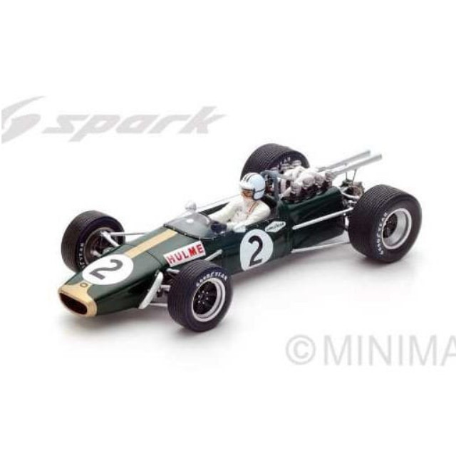 [MDL] 1/18 Brabham BT24 3rd Mexican GP - World Champion 1967 Denis Hulme #2 完成品 ミニカー(18S224) SPARK(スパーク)
