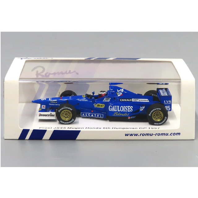[MDL] 1/43 プロスト JS45 無限ホンダ ハンガリー GP 1997 6th #15(ブルー) ロム特注 完成品 ミニカー(ROMU032) SPARK(スパーク)