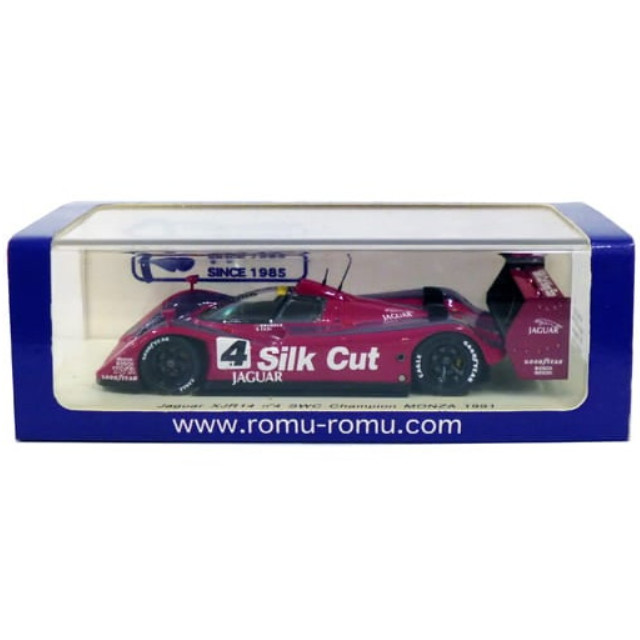 [MDL] 1/43 Jaguar XJR14 SWC Campion MONZA 1991 Silk Cut #4(レッド) モデルガレージロム特注モデル 完成品 ミニカー(ROMU001) SPARK(スパーク)