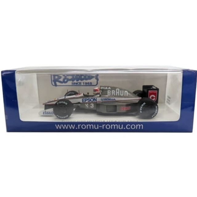 [MDL] 1/43 Tyrrell 020 HONDA USA GP 1991 EPSON #3(ホワイト×グレー) 完成品 ミニカー(ROMU039) SPARK(スパーク)