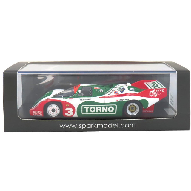 [MDL] 1/43 Porsche 962-24h Daytona 1988 TORNO(ホワイト×レッド×グリーン) Cartima別注 完成品 ミニカー(CA04319007) SPARK(スパーク)