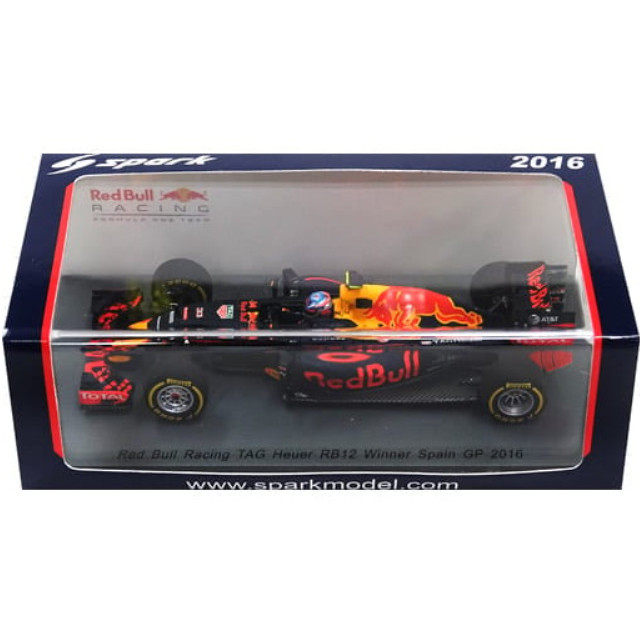 [MDL] 1/43 Red Bull RB12 Tag Heuer Winner Spanish GP 2016 TOTAL #33(ブルー×オレンジ×レッド) 完成品 ミニカー(S5019) SPARK(スパーク)