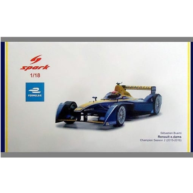 [MDL] 1/18 Renault e.dams Champion Season 2 2015-2016 Sebastien Buemi #9 完成品 ミニカー(18FE02) SPARK(スパーク)