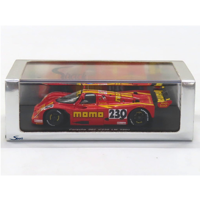 [MDL] 1/43 Porsche 962 LM 1990 #230(レッド×イエロー) 完成品 ミニカー(S0999) SPARK(スパーク)
