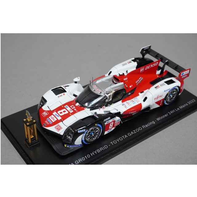 [MDL] 1/43 TOYOTA GR010 HYBRID TOYOTA GAZOO Racing Winner 24H LM 2022 FUJITSU #8(ホワイト×レッド×ブラック) 完成品 ミニカー(43LM22S) SPARK(スパーク)